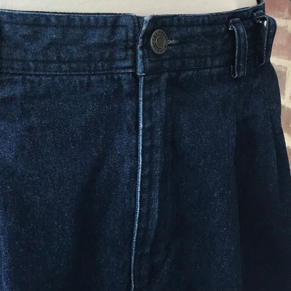 Vintage Denim Knee-Length Skirt - Picture 6 of 8